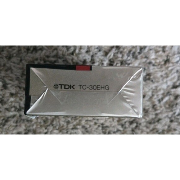 1 Single TDK TC-30 EHG VHS-C Video Cassette Made in Japan Extra High Grade New - Picture 6 of 6